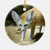 Fennec Fuchs Keramik Ornament (Vorne)