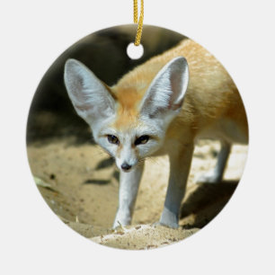 Fennec Fuchs Keramik Ornament