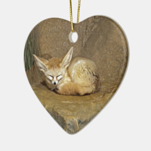 fennec Fuchs Keramikornament (Links)