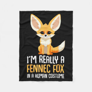 Fennec-Fuchs-Kostüm Mädchen Fuchs Fleecedecke