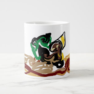 Fennec-Fuchs-Kunst Jumbo-Tasse