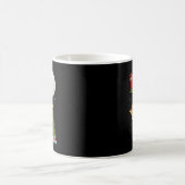 Fennec Fuchs Weihnachtsmann Schlitten Fliegend Lus Kaffeetasse (Mittel)