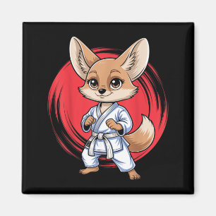 Fennek-Fuchs-Märtyrer-Kunst Karate Jiu-Jitsu Judo Magnet