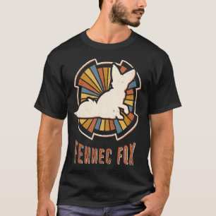 Fennek Fuchs Vintage Klassiker Retro Tierliebe T-Shirt