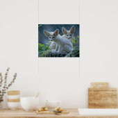 Fennek (Vulpes zerda) W �_stenfuchs, Fennec Poster (Küche)