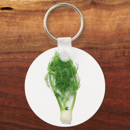 Fennel-Blatt und -Birne Schlüsselanhänger (Vorderseite)