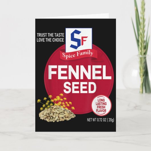 Fennel Seed Halloween Sce Costume Group Matching Karte (Vorderseite)