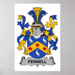 Fennell Familienwappen Poster