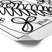 Fennic Fox 16" x24" Farbplakat Poster (Ecke)