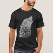 Fenrir Fenrir Wolf von Odin Vikings Asgard Valhall T-Shirt (Vorderseite)