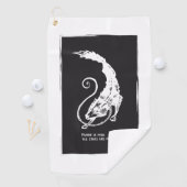 Fenrir Fenris ist ein freier Hund, der die Mytholo Golfhandtuch (Insitu)