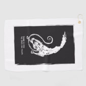 Fenrir Fenris ist ein freier Hund, der die Mytholo Golfhandtuch (Horizontal)