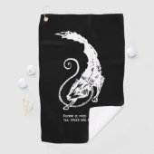 Fenrir Fenris ist ein freier Hund, der die Mytholo Golfhandtuch (Insitu)