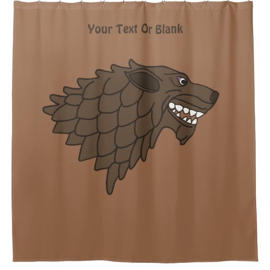 Fenrir/Fenriswolf Duschvorhang (Vorderseite)