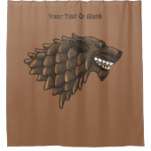 Fenrir/Fenriswolf Duschvorhang (Vorderseite)