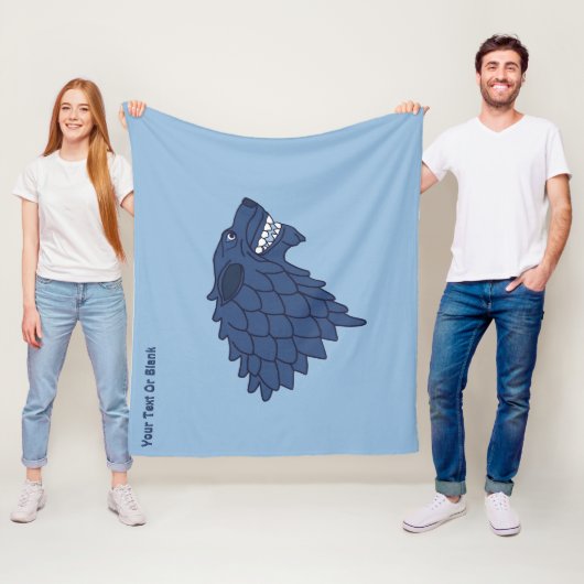 Fenrir/Fenriswolf Fleecedecke (Beispiel)