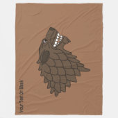 Fenrir/Fenriswolf Fleecedecke (Vorderseite)