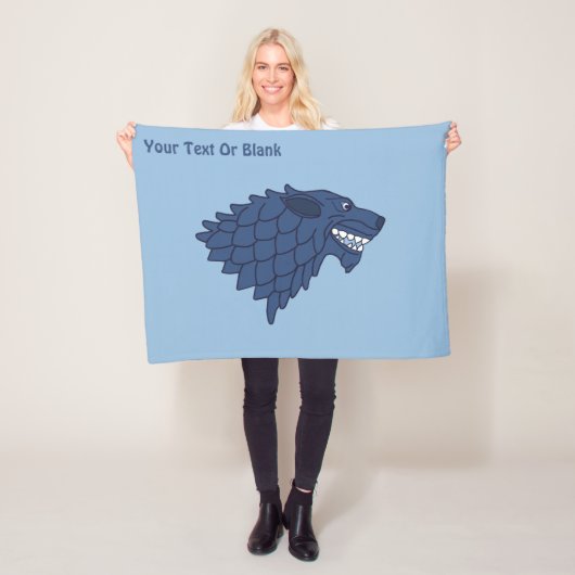 Fenrir/Fenriswolf Fleecedecke (Beispiel)