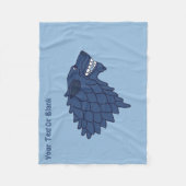 Fenrir/Fenriswolf Fleecedecke (Vorderseite)