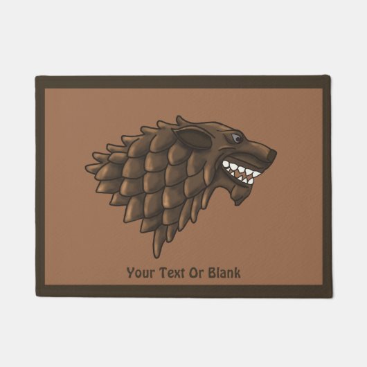 Fenrir/Fenriswolf Fußmatte (Vorderseite)