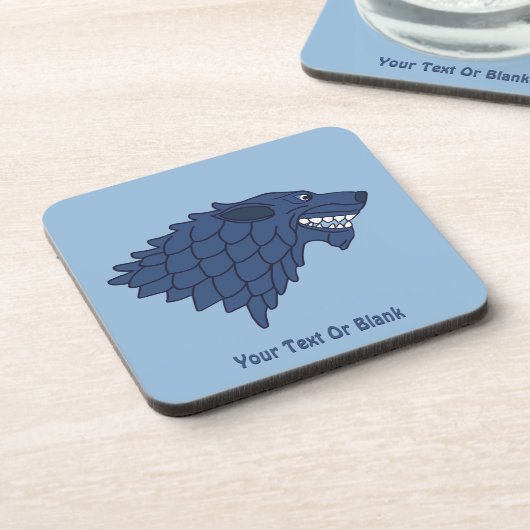 Fenrir/Fenriswolf Getränkeuntersetzer (Linke Seite)