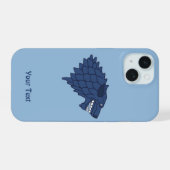 Fenrir/Fenriswolf iPhone 15 Hülle (Rückseite (Horizontal))