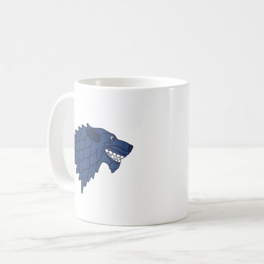 Fenrir/Fenriswolf Kaffeetasse (Vorderseite Links)