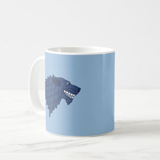 Fenrir/Fenriswolf Kaffeetasse (Vorderseite Links)