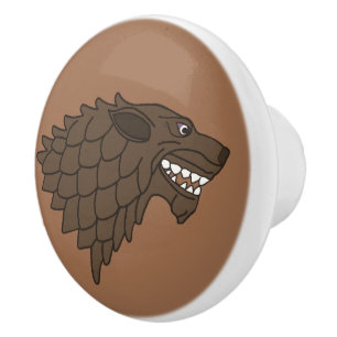 Fenrir/Fenriswolf Keramikknauf