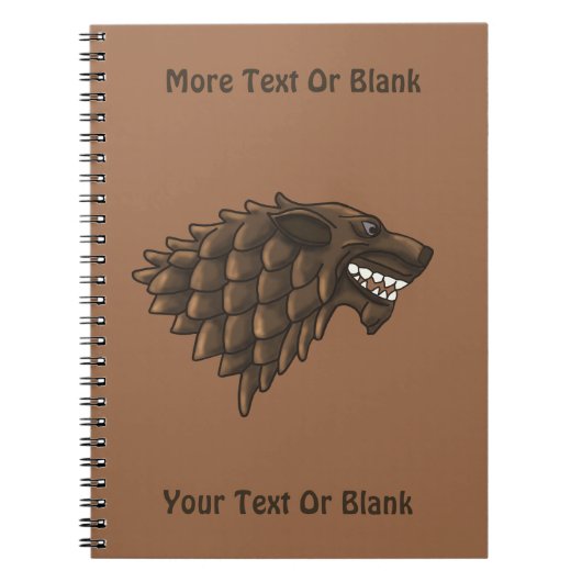 Fenrir/Fenriswolf Notizblock (Vorderseite)