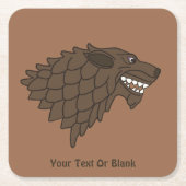 Fenrir/Fenriswolf Rechteckiger Pappuntersetzer (Vorderseite)