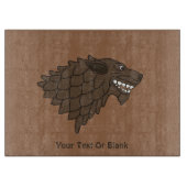 Fenrir/Fenriswolf Schneidebrett (Vorderseite)