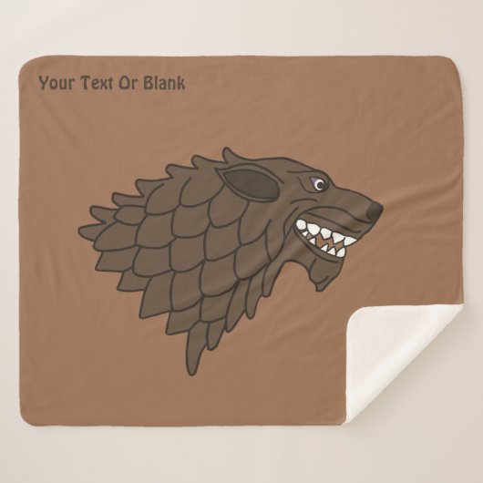 Fenrir/Fenriswolf Sherpadecke (Vorderseite (Horizontal))