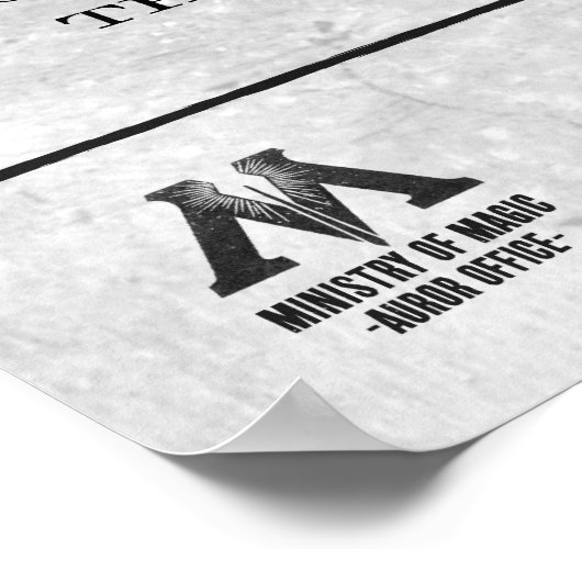 Fenrir Greyback Gewollt Poster (Ecke)