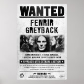Fenrir Greyback Gewollt Poster (Vorne)