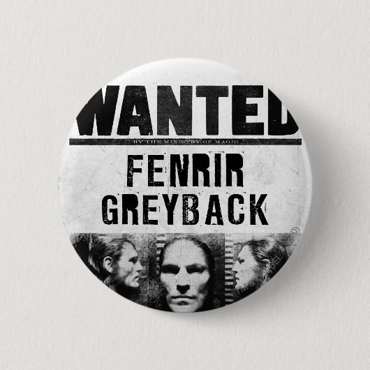 Fenrir Greyback Gewollt Poster Button (Vorderseite)