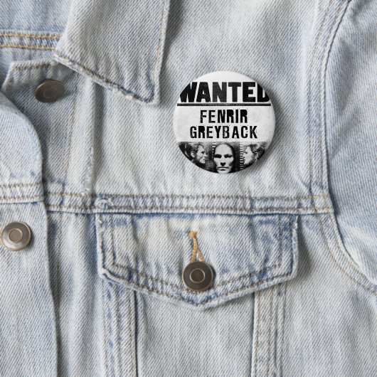 Fenrir Greyback Gewollt Poster Button (Beispiel)
