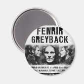 Fenrir Greyback Gewollt Poster Magnet (Vorderseite/Rückseite)