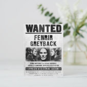 Fenrir Greyback Gewollt Poster Postkarte (Stehend Vorderseite)