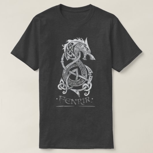 Fenrir-Sketch T-Shirt (Design vorne)
