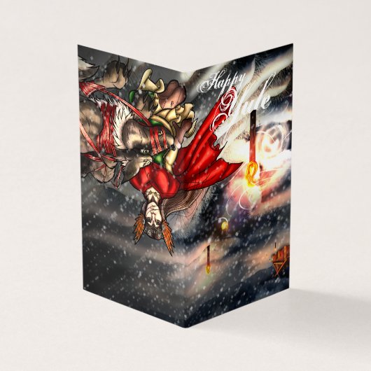 Fensalir's Door: Yuletide Kindness Grußkarten (Vorderseite)