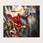 Fensalir's Door: Yuletide Kindness Grußkarten (Außenseite Aufgefaltet)