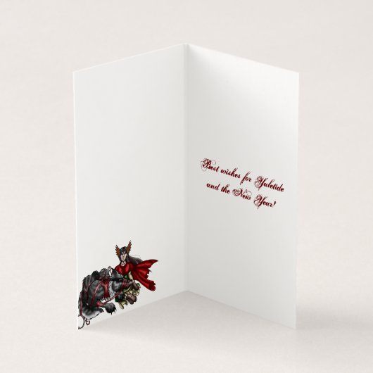 Fensalir's Door: Yuletide Kindness Grußkarten (Innenseite)