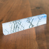 Fenster abgebrochen namensplakette (Seite)