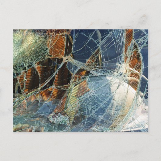 Fenster abgebrochen postkarte (Vorderseite)