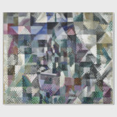 Fenster "Abstrakte Malerei" mit Verzögerung 3 Geschenkpapier (Flach)