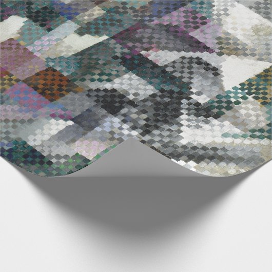 Fenster "Abstrakte Malerei" mit Verzögerung 3 Geschenkpapier (Ecke)