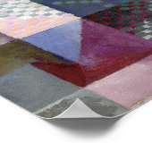 Fenster "Abstrakte Malerei" mit Verzögerung 3 Poster (Ecke)