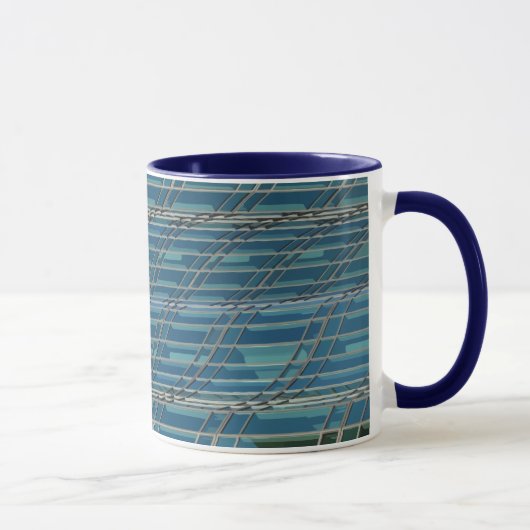 Fenster-Abstraktions-Tasse Tasse (Rechts)