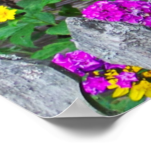 Fenster "Alte Hütte" Poster (Ecke)